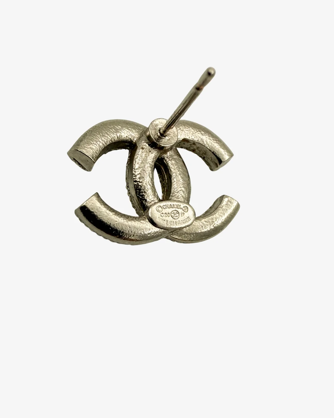 Chanel CC Crystal Stud Earrings (2020) - Image 5