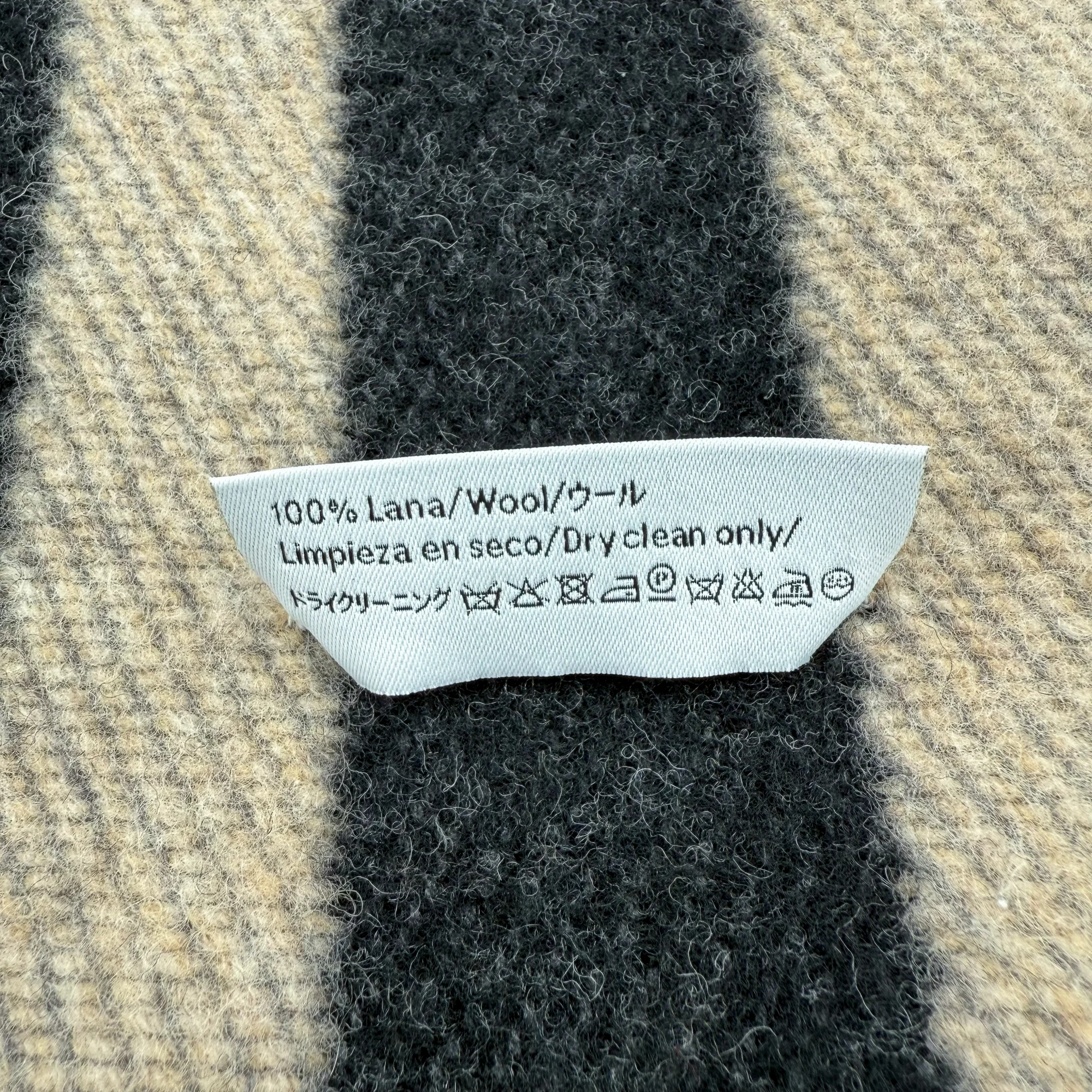Loewe wool blanket with logo - Afbeelding 4