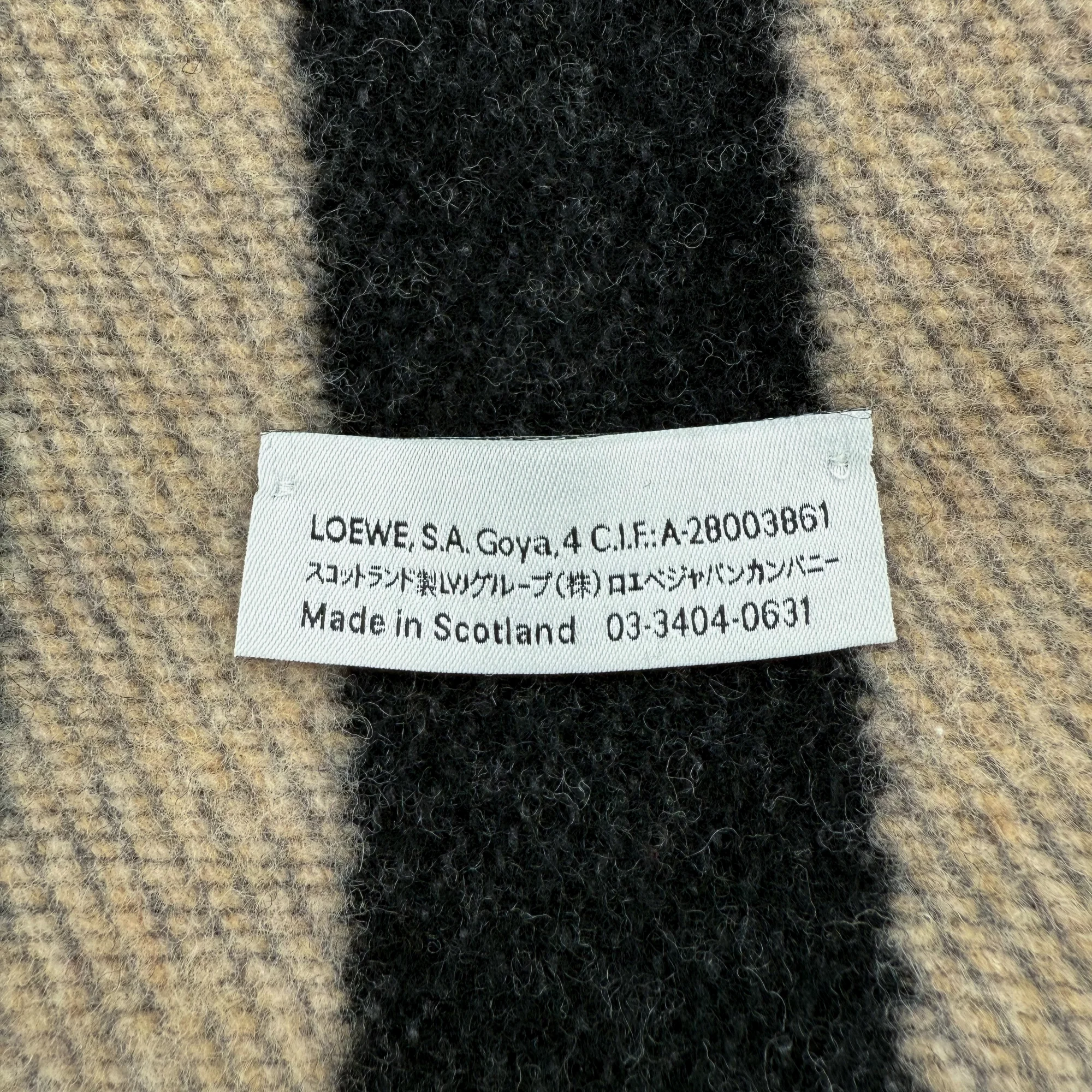 Loewe wool blanket with logo - Afbeelding 5