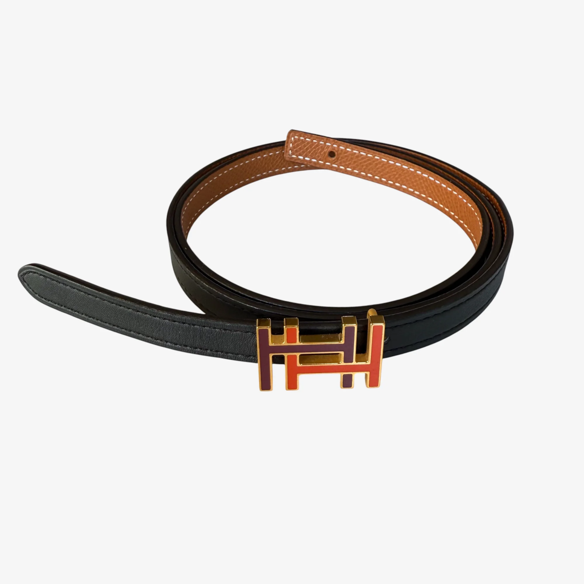Hermès H au Carré Reversible Leather Strap 13 mm - Image 2