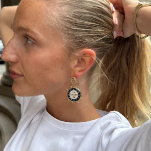 Chanel La Pausa Mirror Drop Earrings (2019)