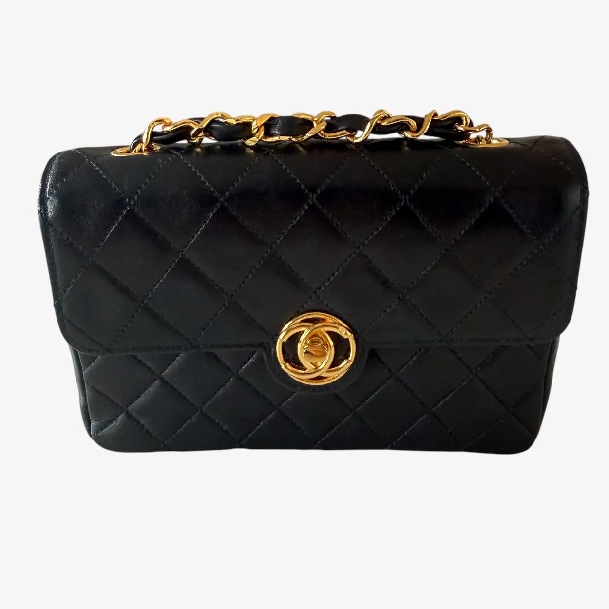 Chanel Vintage CC Mini Flap Bag (1986-1988)