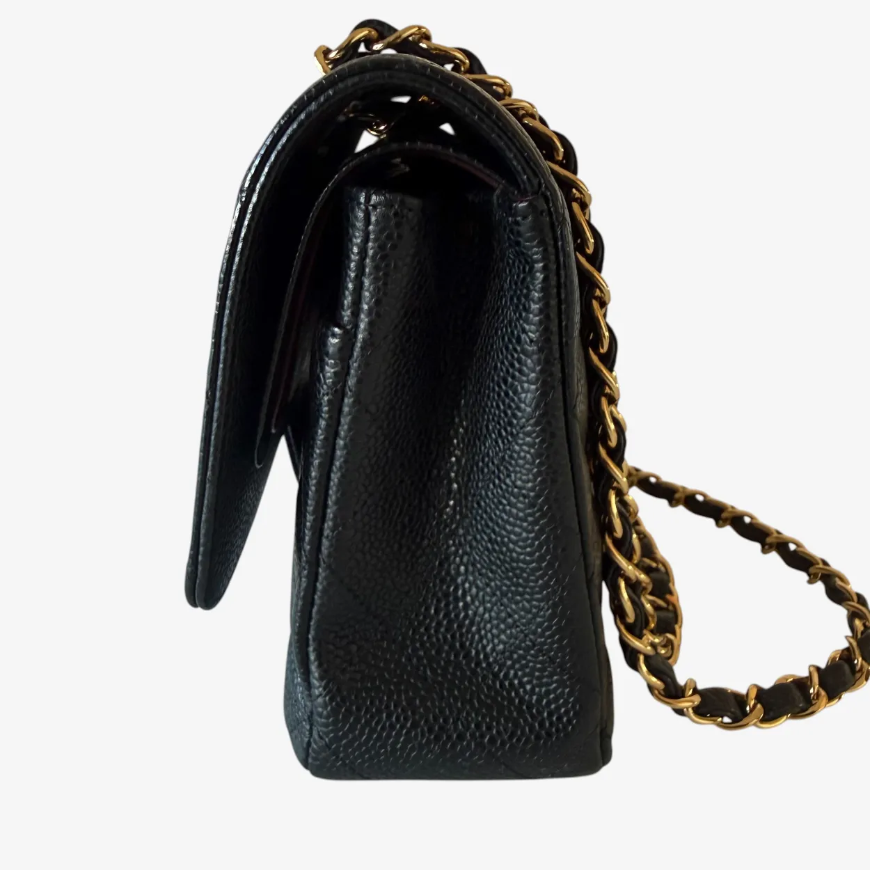 Chanel Medium Caviar Double Flap Bag - Image 8