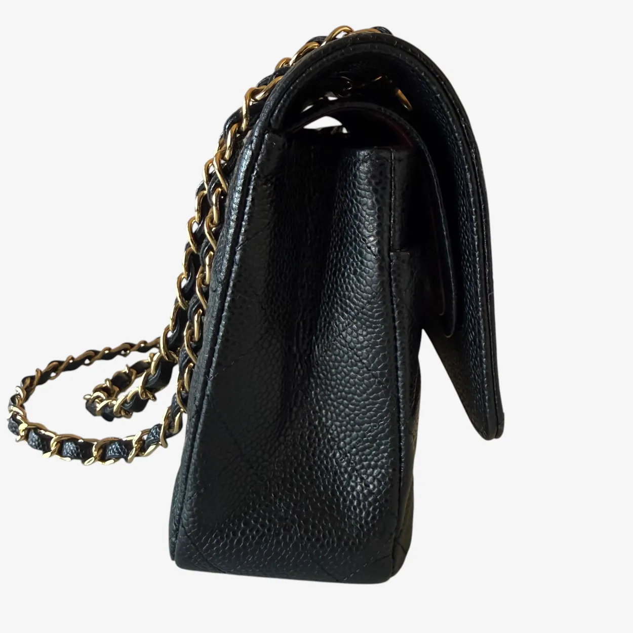 Chanel Medium Caviar Double Flap Bag - Image 9