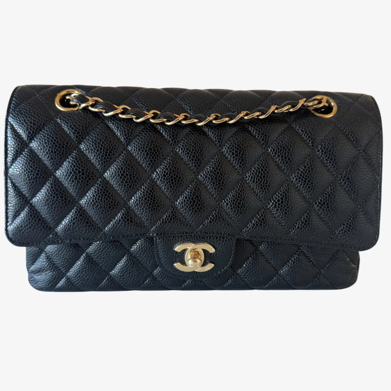 Chanel Medium Caviar Double Flap Bag