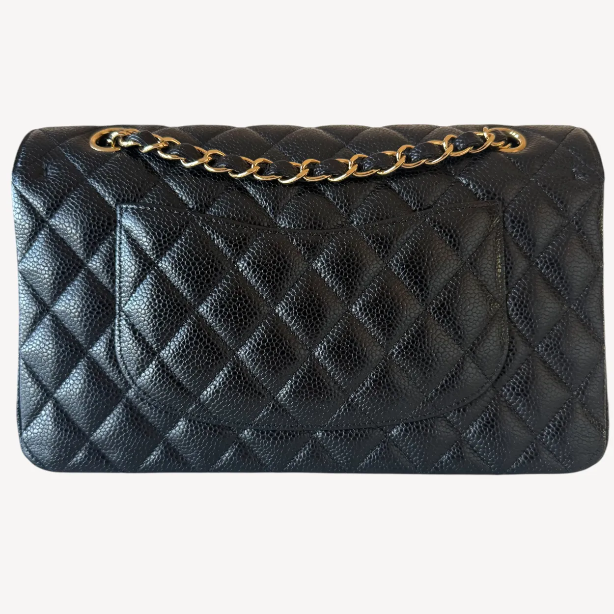 Chanel Medium Caviar Double Flap Bag - Image 3